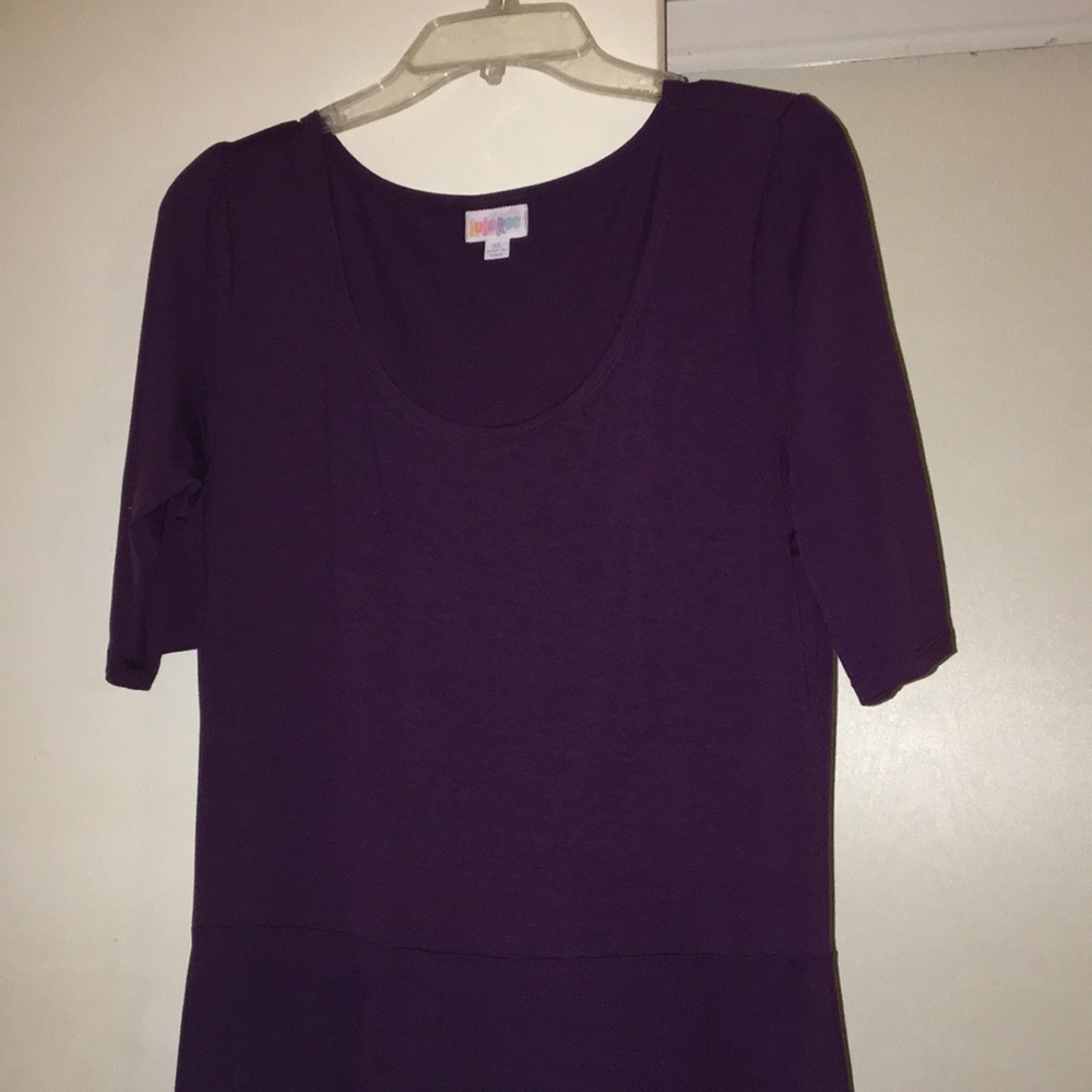 LulaRoe Ana dress in deep purple! Size XL